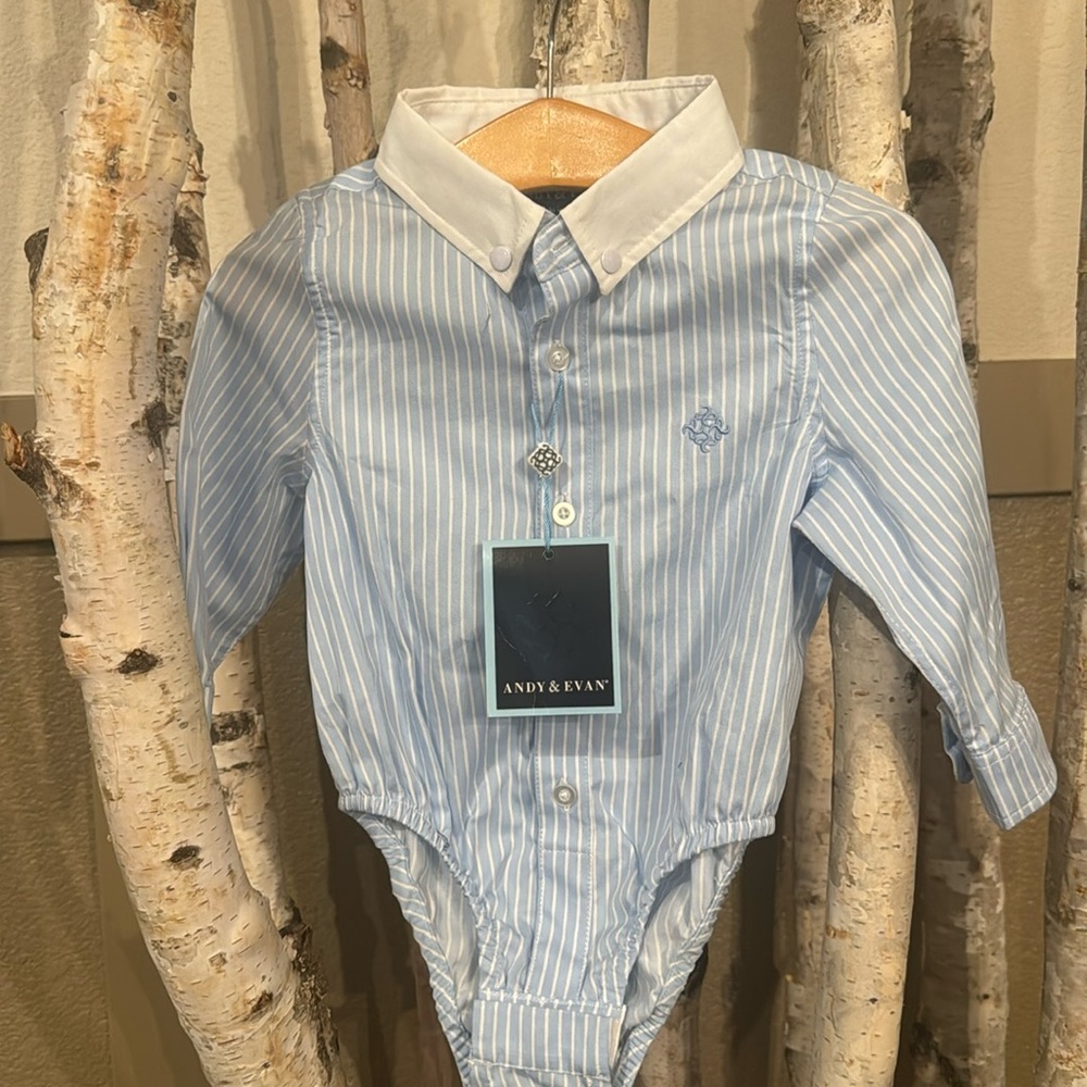 Andy & Evan NWT, long sleeve button down shirt